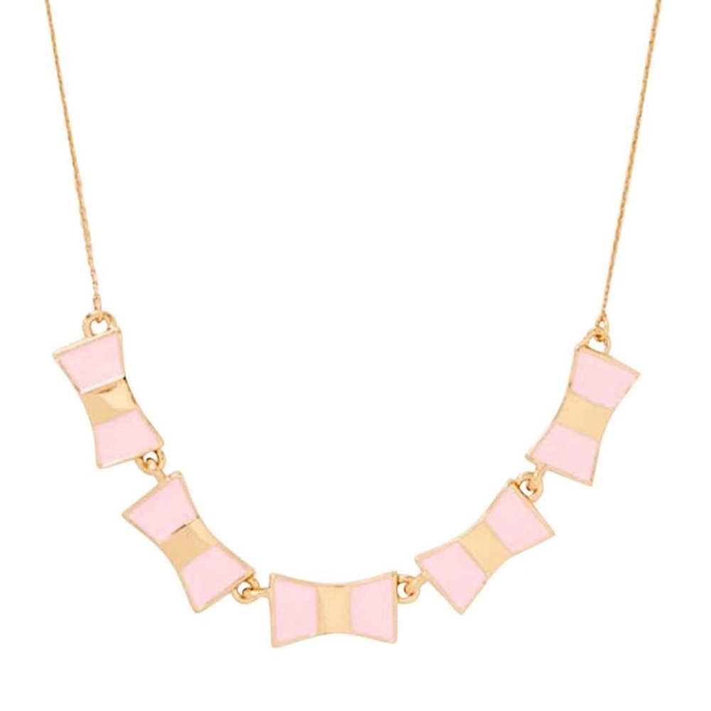 KATE SPADE • Bow Shoppe Row Necklace - Picture 1 of 5